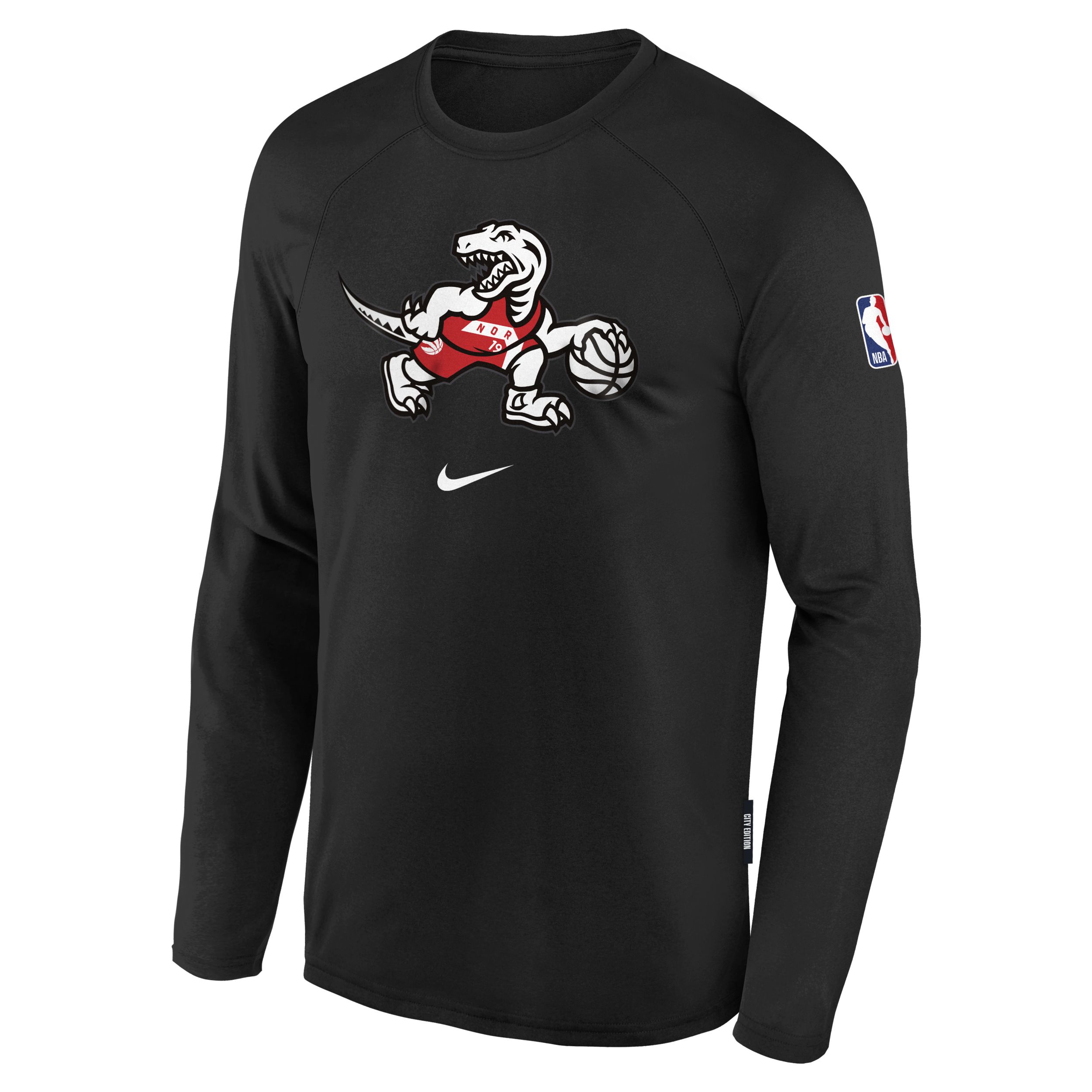 Youth Toronto Raptors City Edition Game Long Sleeve Shirt