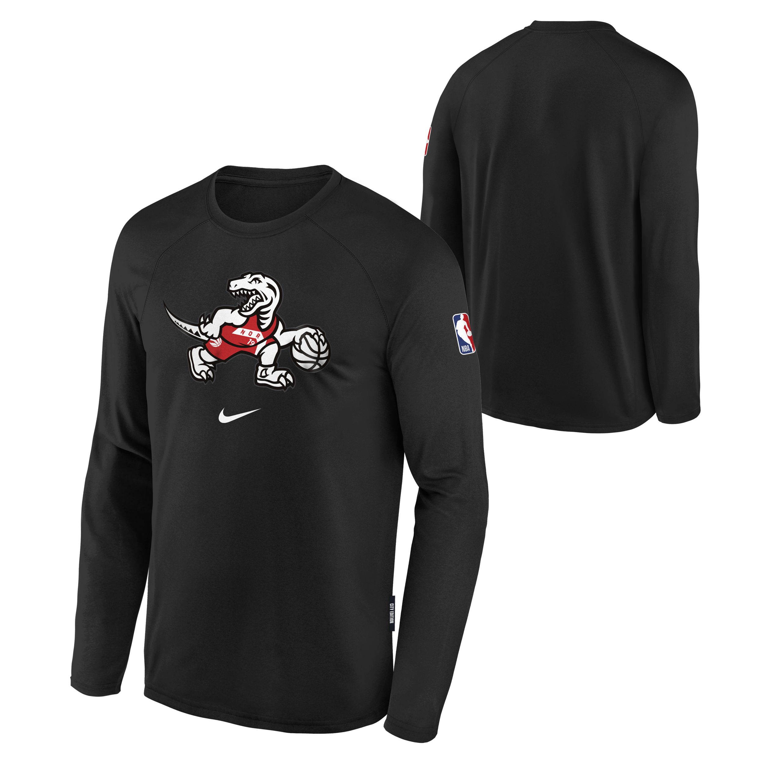 Youth Toronto Raptors City Edition Game Long Sleeve Shirt
