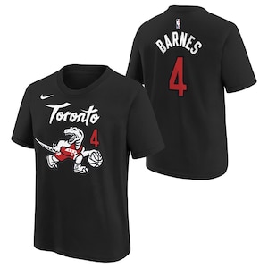 Youth Toronto Raptors Barnes 2025 City Edition Player T-Shirt