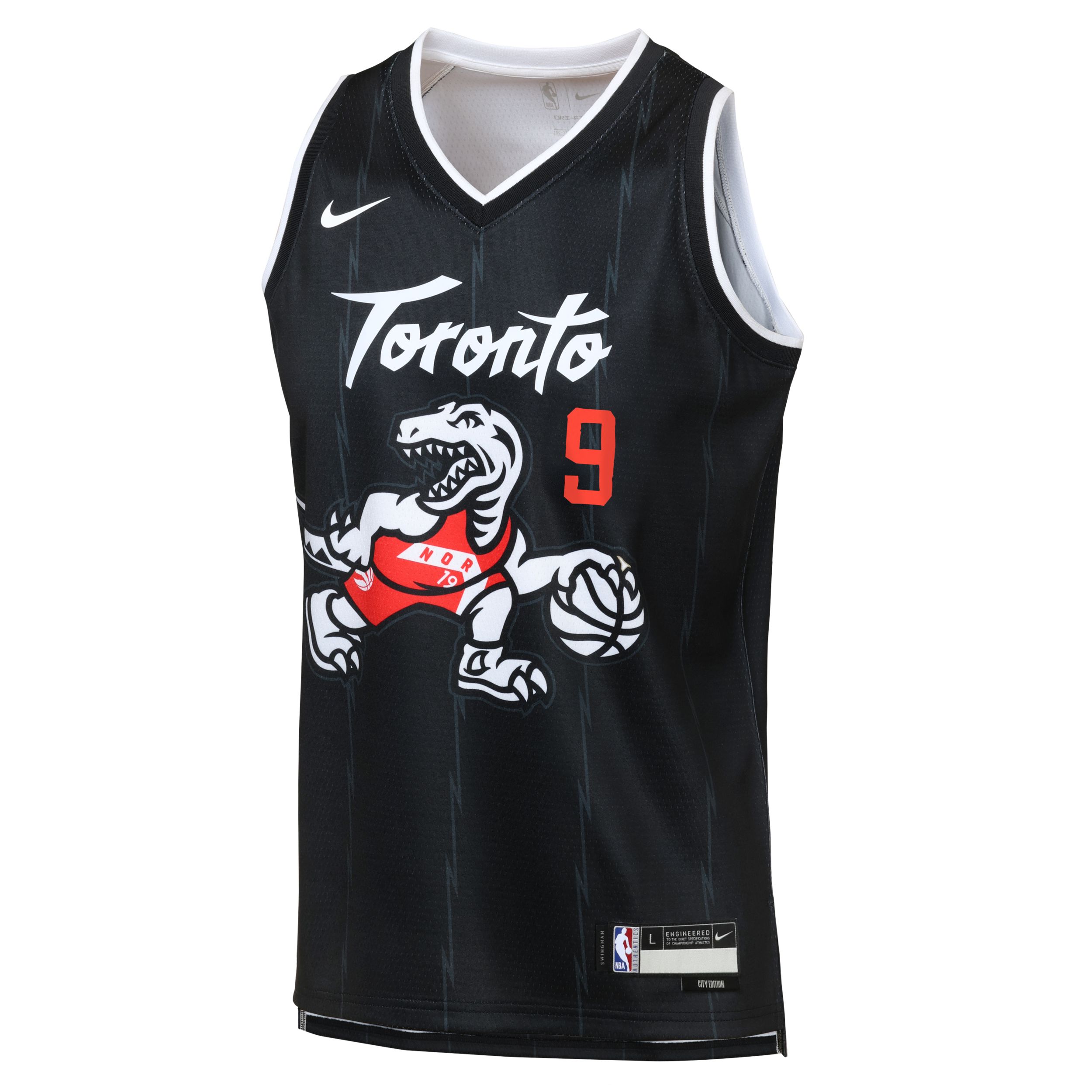 Youth Toronto Raptors Barrett 2025 City Edition Jersey