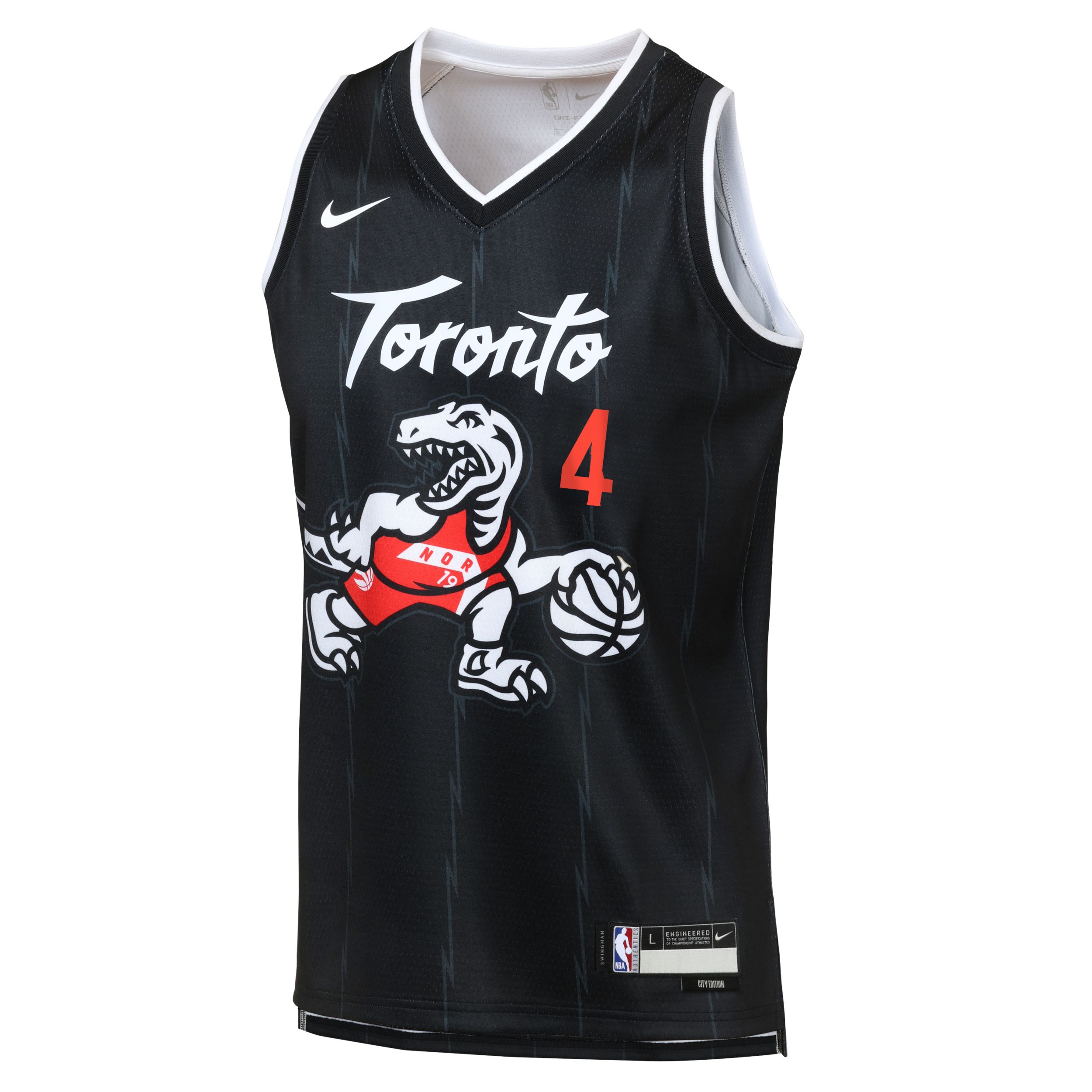 Youth Toronto Raptors Barnes 2025 City Edition Jersey