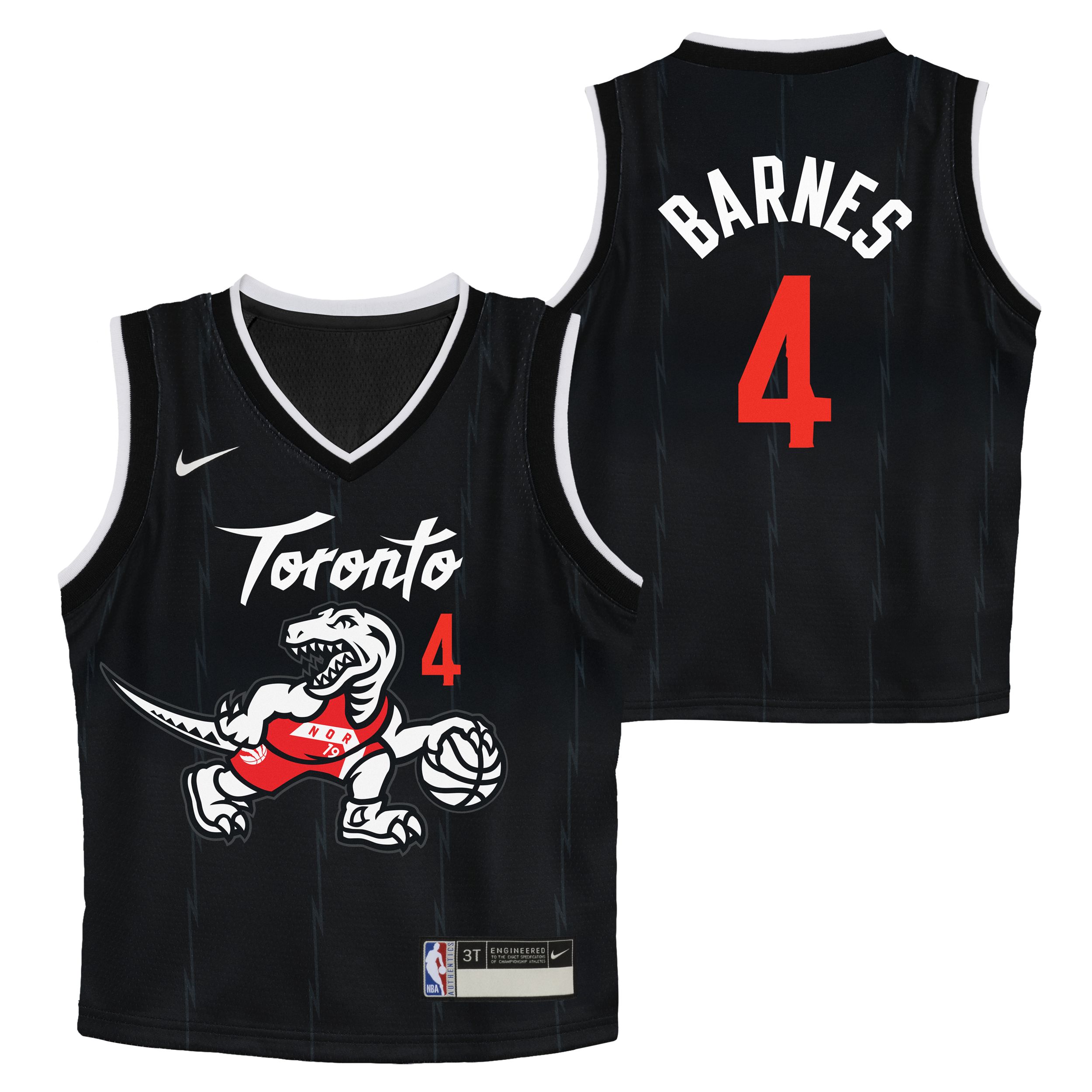 Child Toronto Raptors Nike Barnes 2025 City Edition Jersey