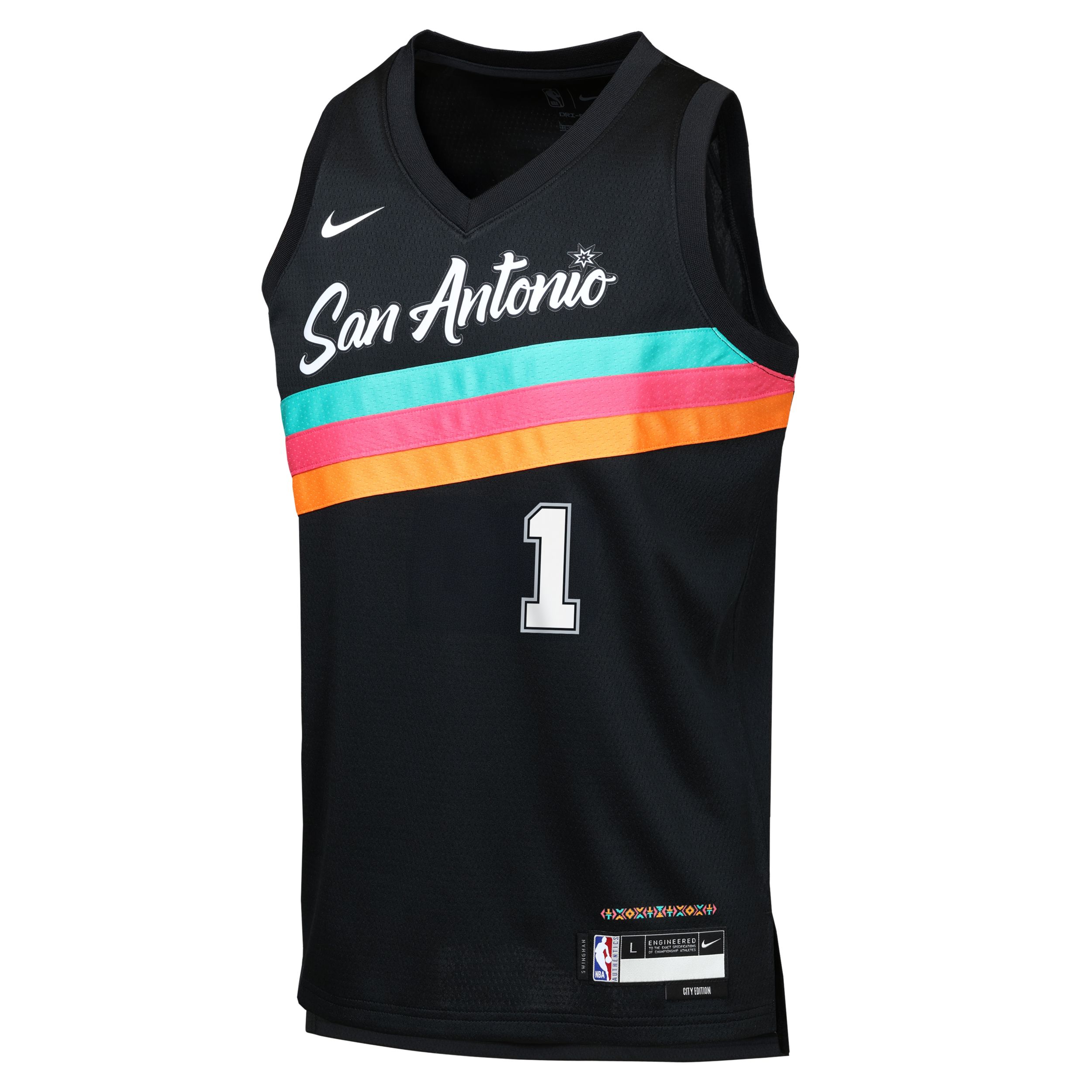 Youth San Antonio Spurs Wembanyama City Edition Jersey