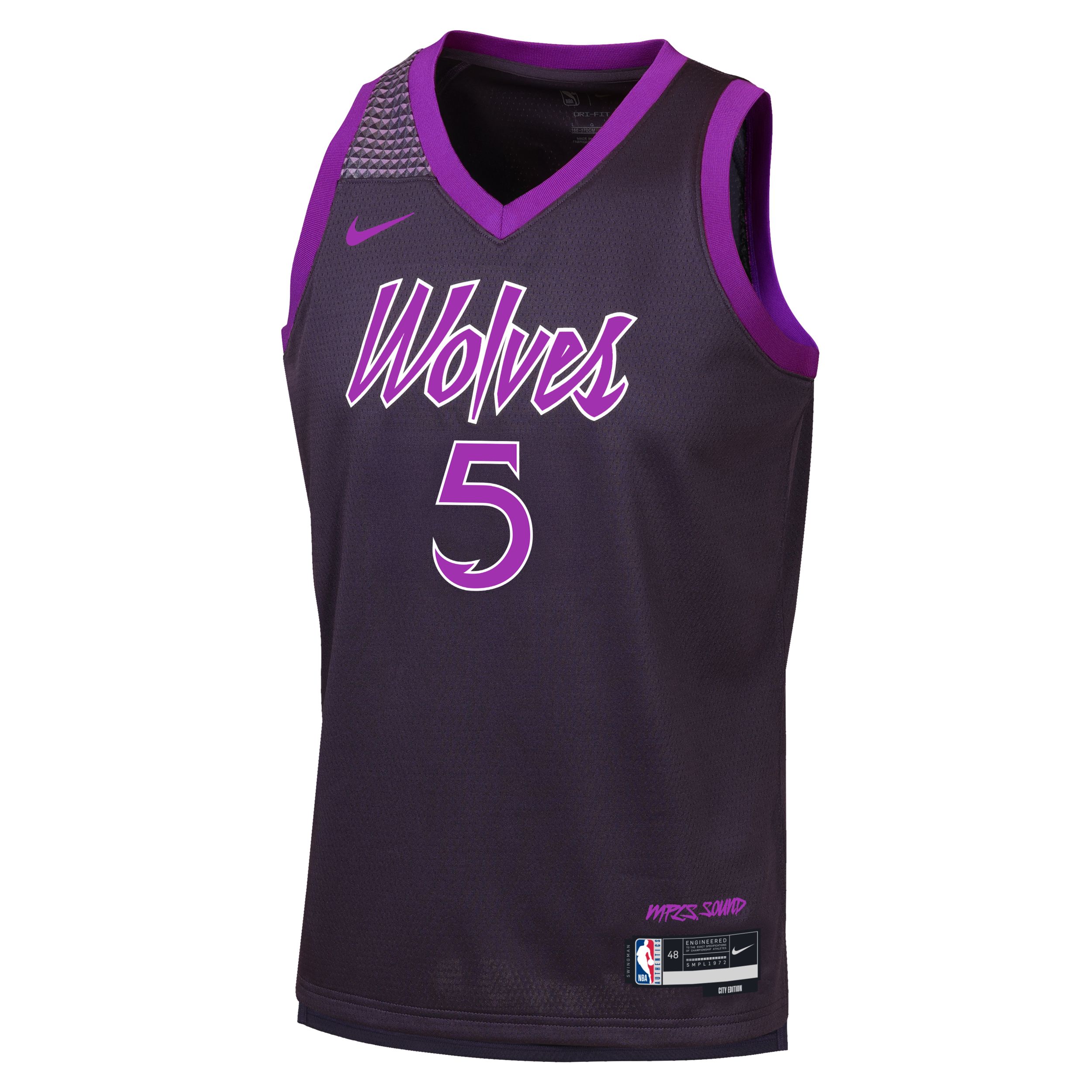 Youth Minnesota Timberwolves Edwards City Edition Jersey