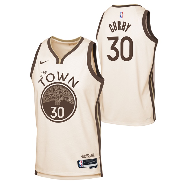 Youth Golden State Warriors Curry City Edition Jersey