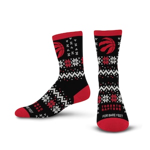 Toronto Raptors For Bare Feet Team Sweater Socks