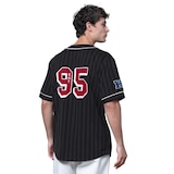 Toronto Raptors Starter Batter Button Up Top Back_Angled_Right