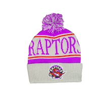 Mitchell & Ness Toronto Raptors Hardwood Classics Classic Pom Knit Hat