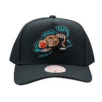 Mitchell & Ness Memphis Grizzlies Hardwood Classics Tilted Pro Snapback Hat Front_Flat