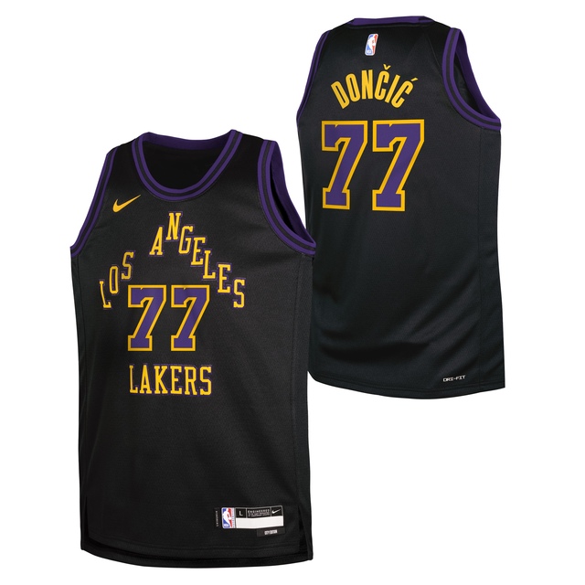 Youth Los Angeles Lakers NBA Doncic City Edition Jersey 