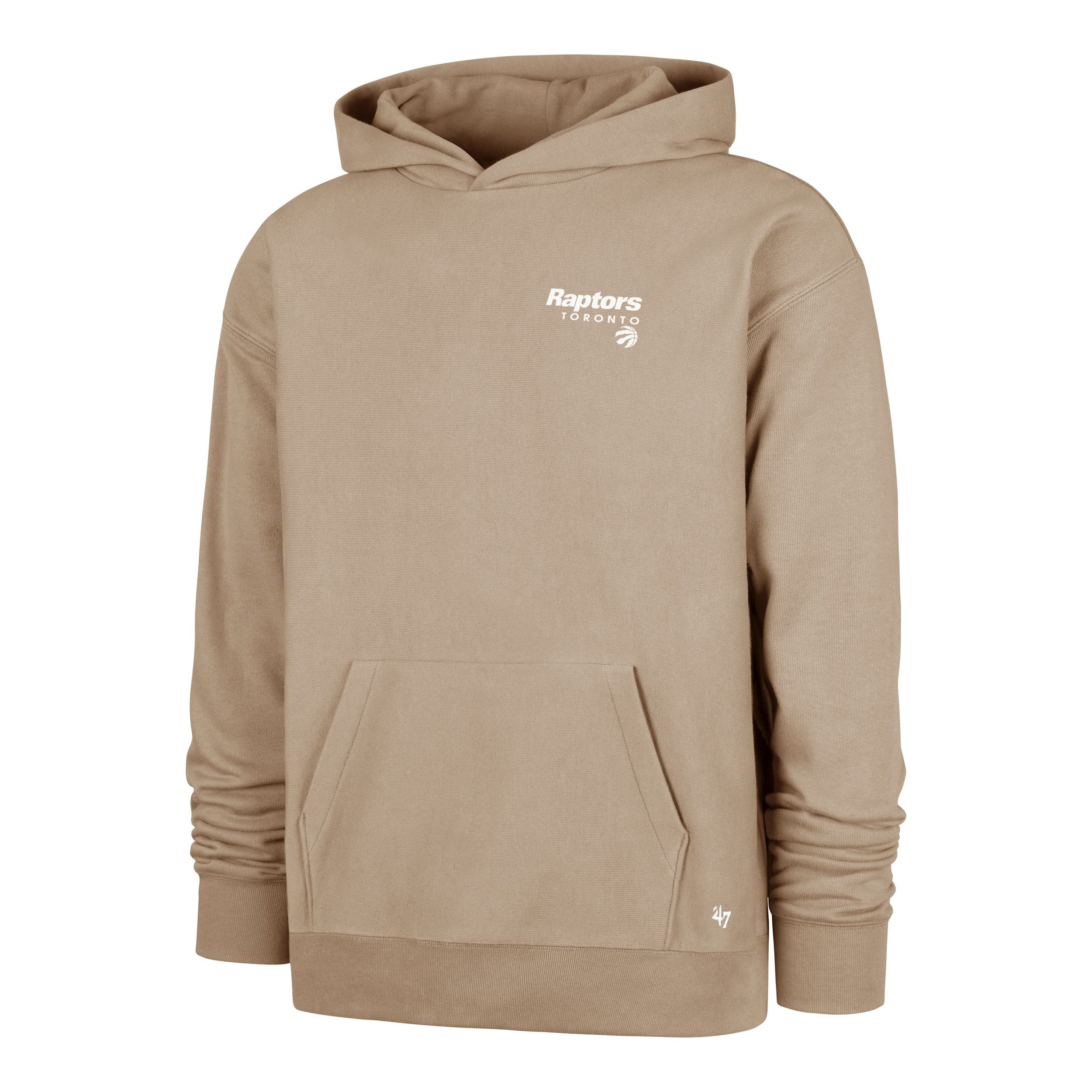 47 Brand Toronto Raptors Triple Double Foundation Hoodie - NBA Licensed Clothing