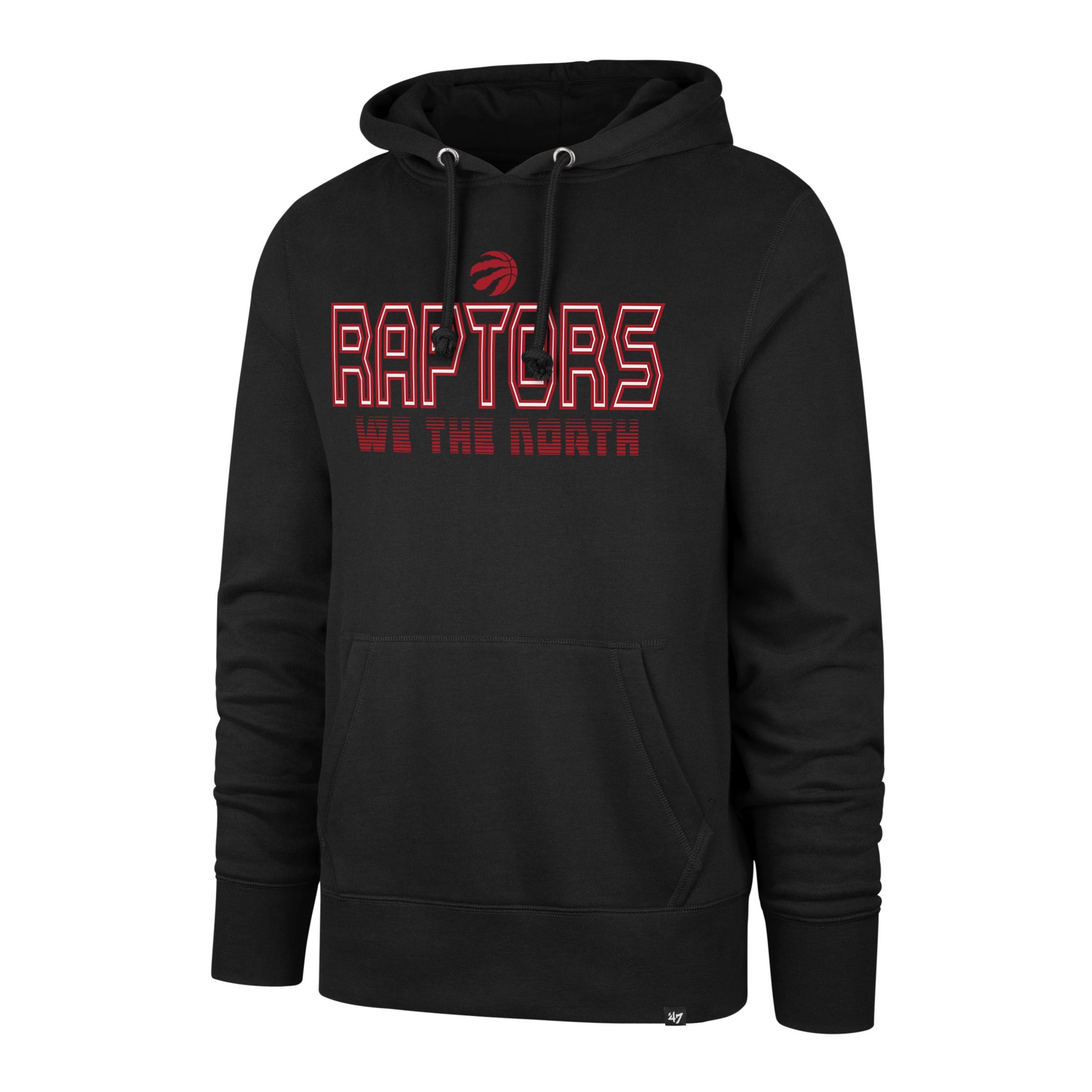 47 Brand Toronto Raptors Byline Headline Hoodie - Licensed Raptors Clothing