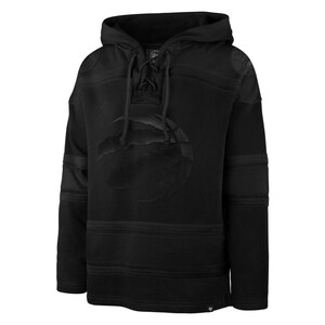 47 Brand Toronto Raptors Blackout Lacer Hoodie