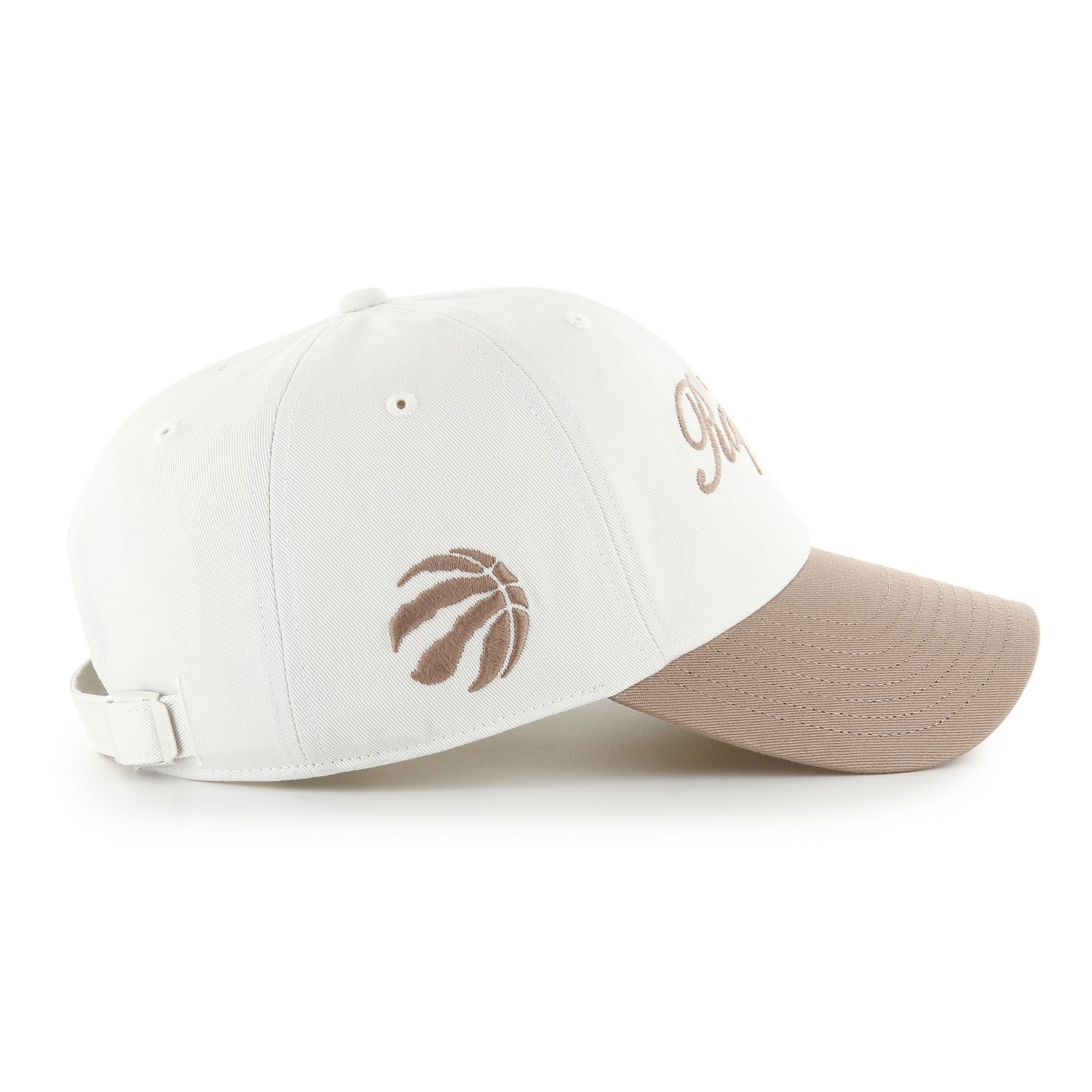 47 Brand Toronto Raptors Women's Foundational Tt Clean Up Adjustable Strap Baseball Cap