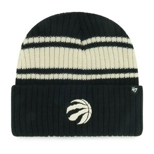 47 Brand Toronto Raptors Striped Cuffed Knit Hat