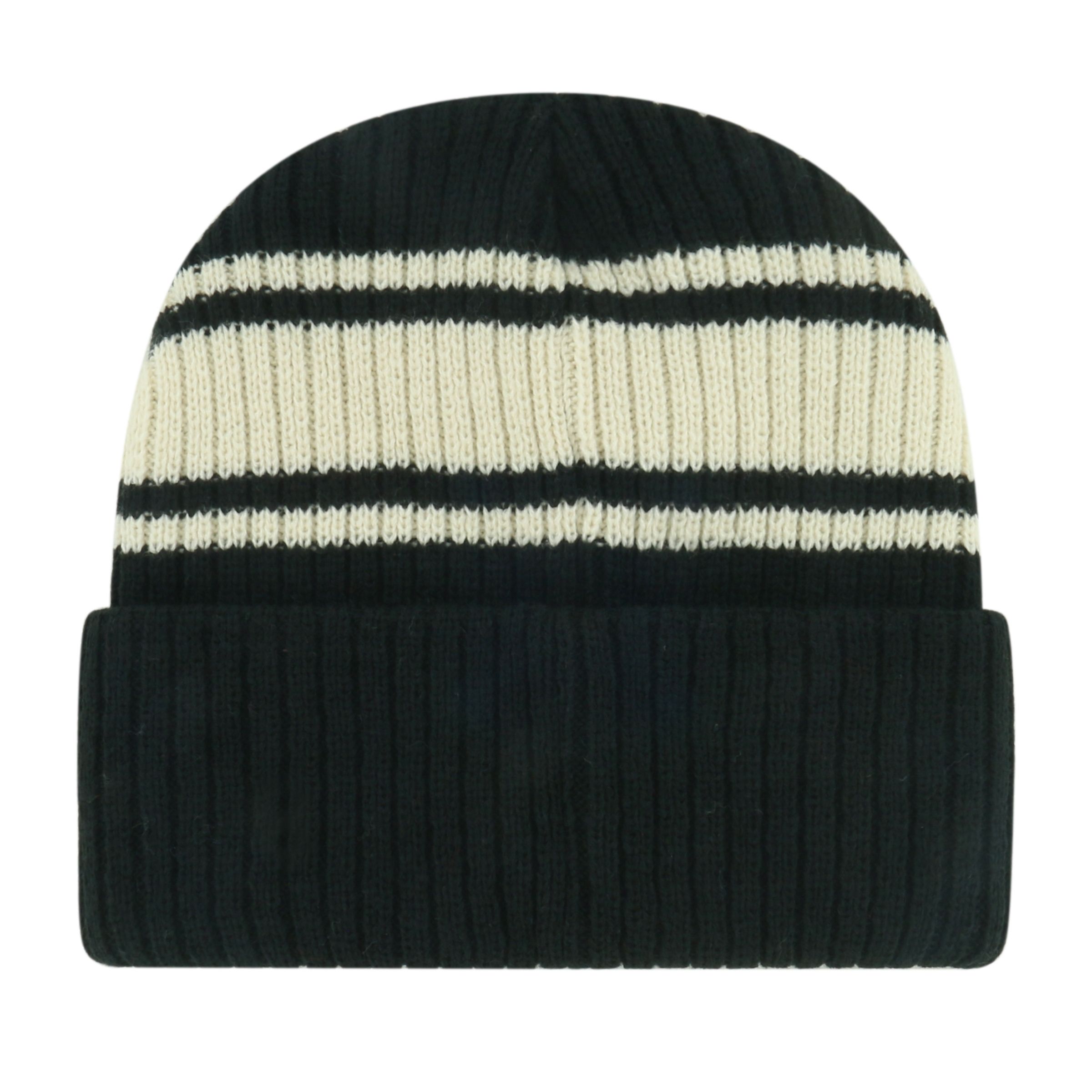 47 Brand Toronto Raptors Striped Cuffed Knit Hat