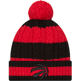 Toronto Raptors New Era Braided Knit Hat Front_Flat