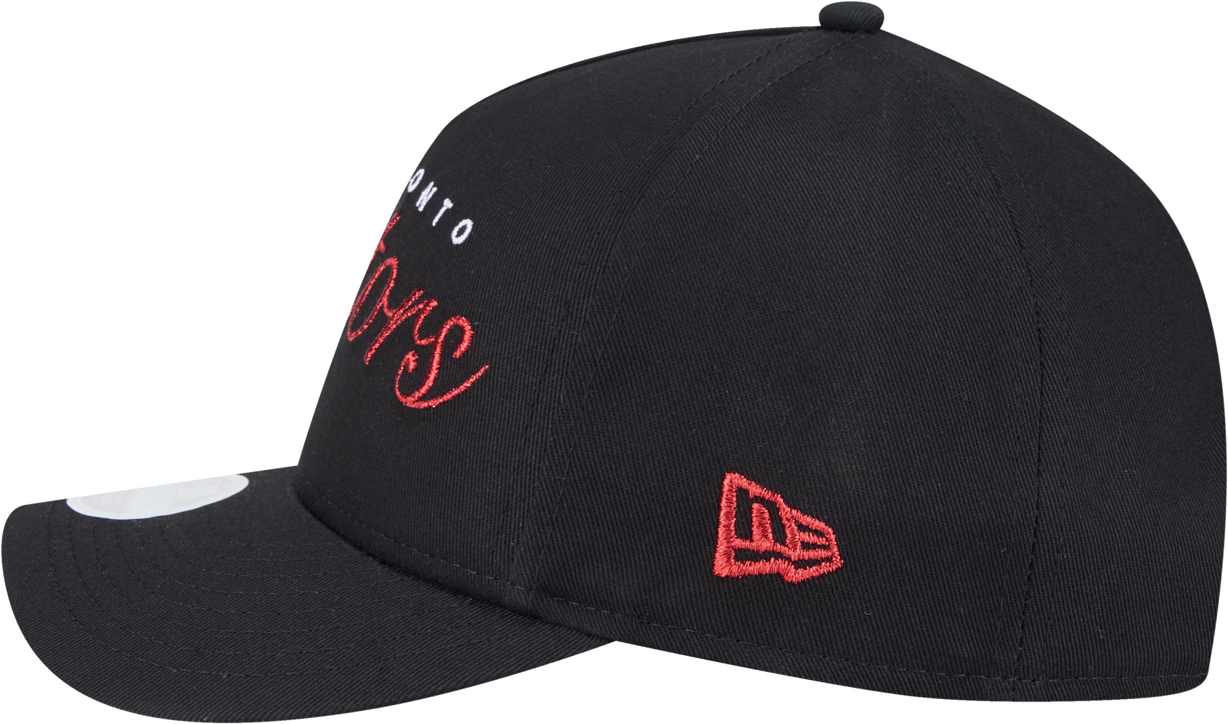 Toronto Raptors New Era Women's A-Frame Metallic 9FORTY Cap