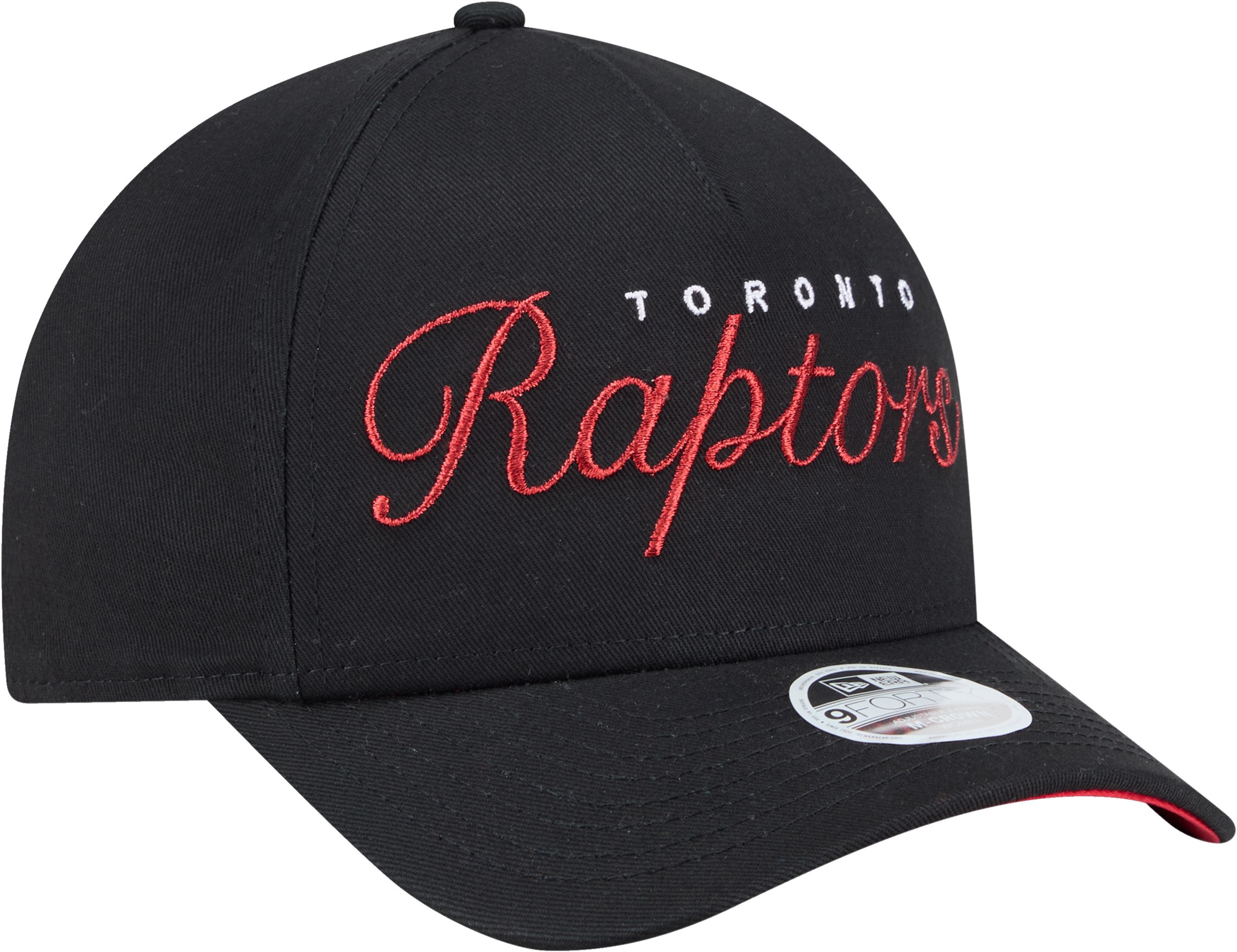 Toronto Raptors New Era Women's A-Frame Metallic 9FORTY Cap