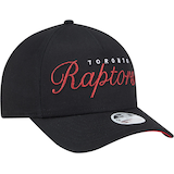 New Era Toronto Raptors Women's A-frame Metallic 9FORTY Cap Front_Angled_Right