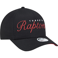 Toronto Raptors New Era Women's A-Frame Metallic 9FORTY Cap Front_Angled_Right
