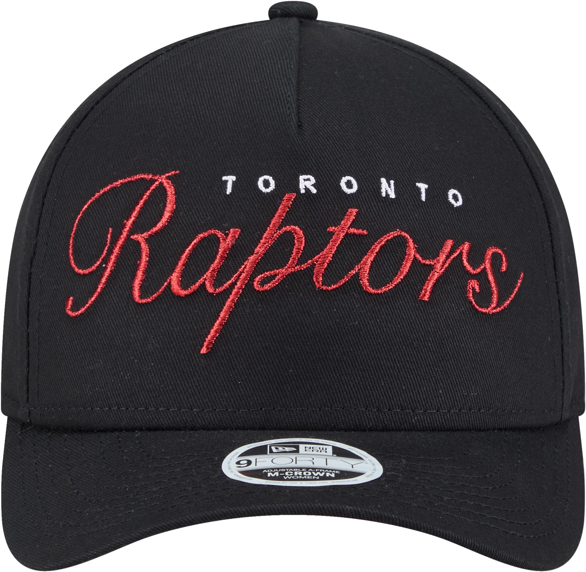 Toronto Raptors New Era Women's A-Frame Metallic 9FORTY Cap