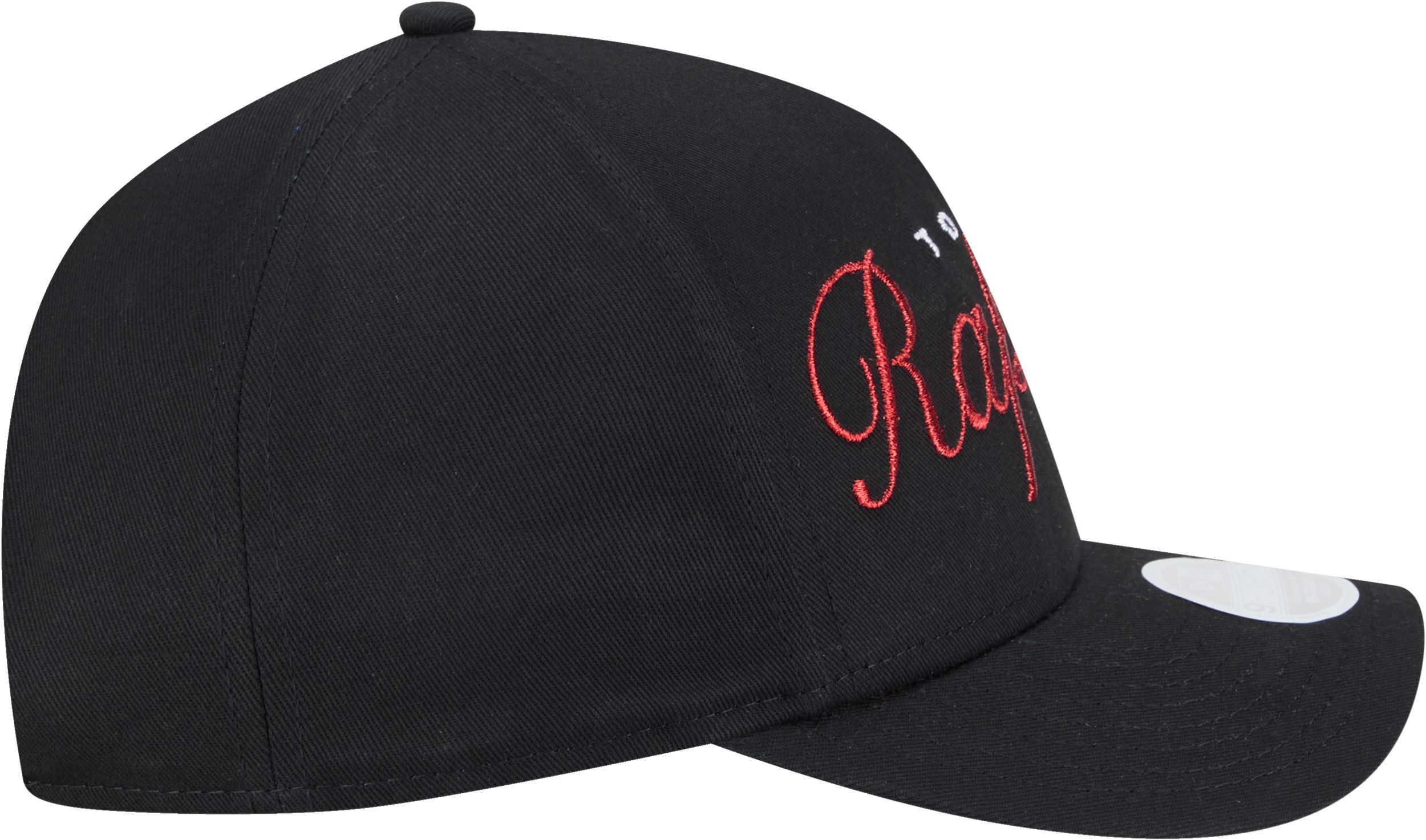 Toronto Raptors New Era Women's A-Frame Metallic 9FORTY Cap