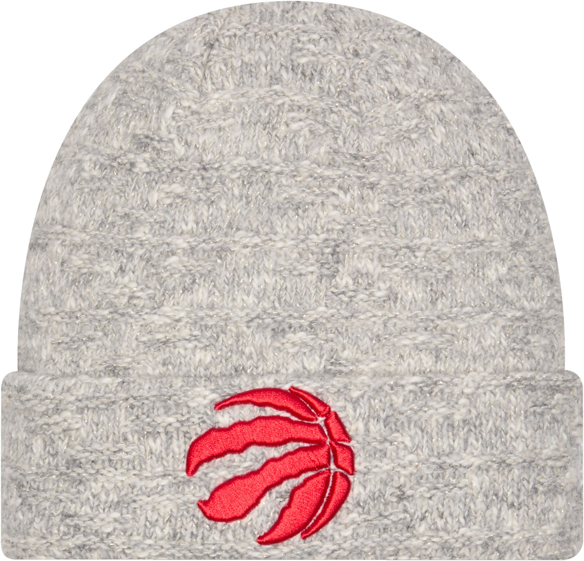 Toronto Raptors New Era Metallic Knit Hat