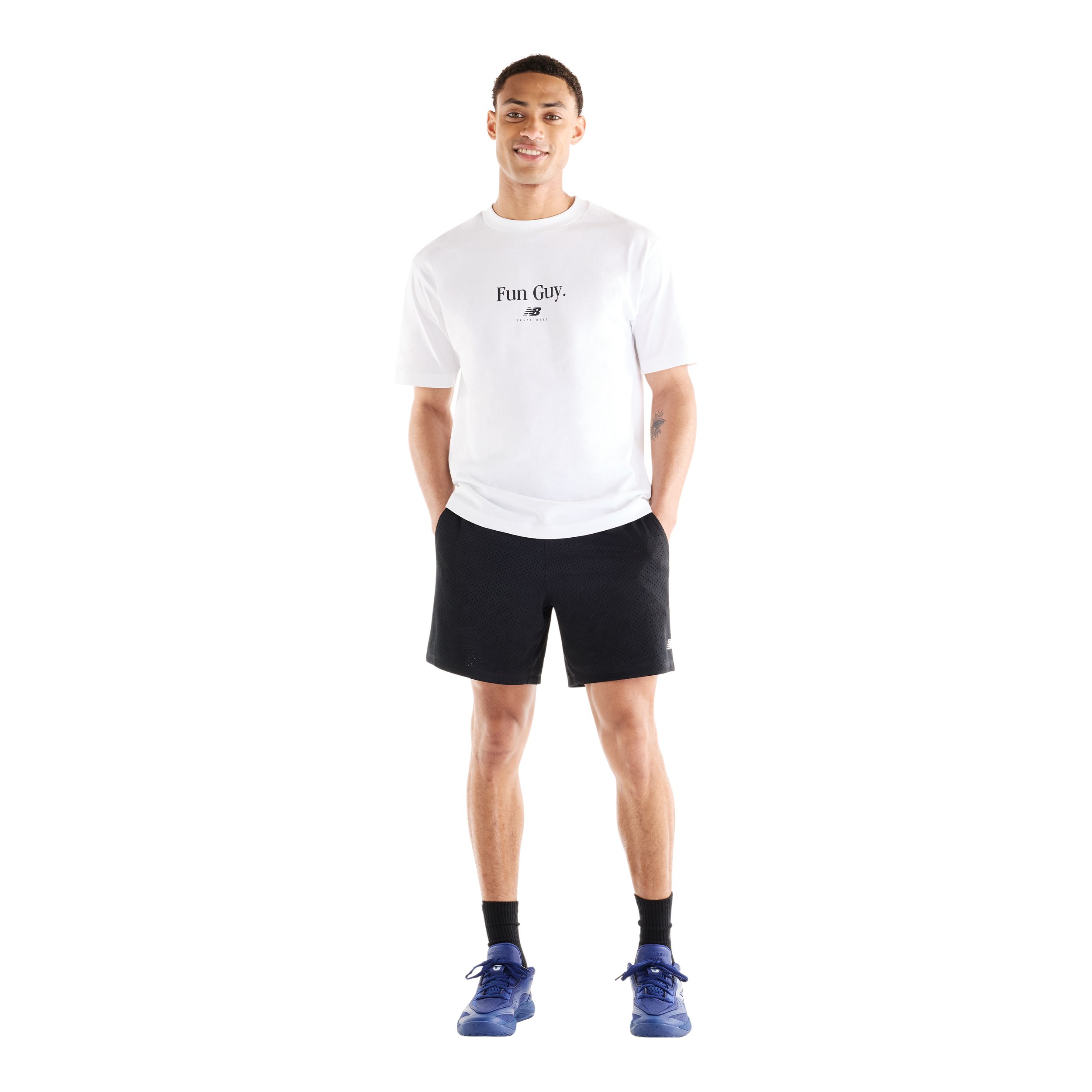 New Balance Men's Kawhi Leonard Fun Guy T-Shirt - White
