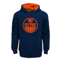 Youth Edmonton Oilers Prime Pullover Fleece Hoodie Front_Flat