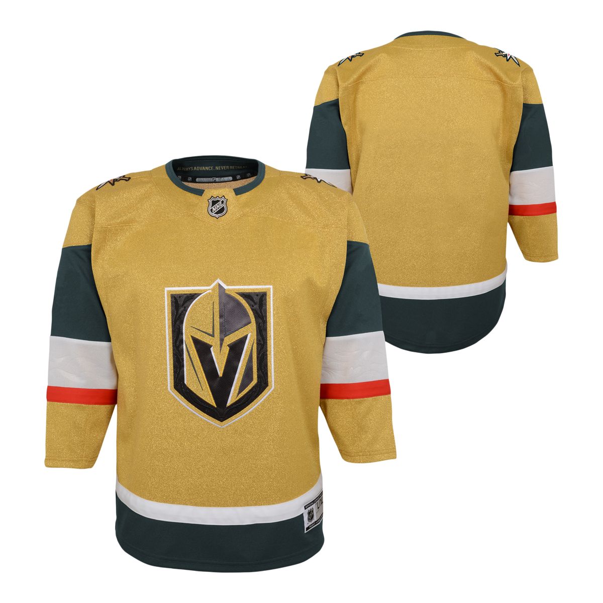 Vegas Golden Knights Youth 2020/21 Home Premier Jersey - Gold