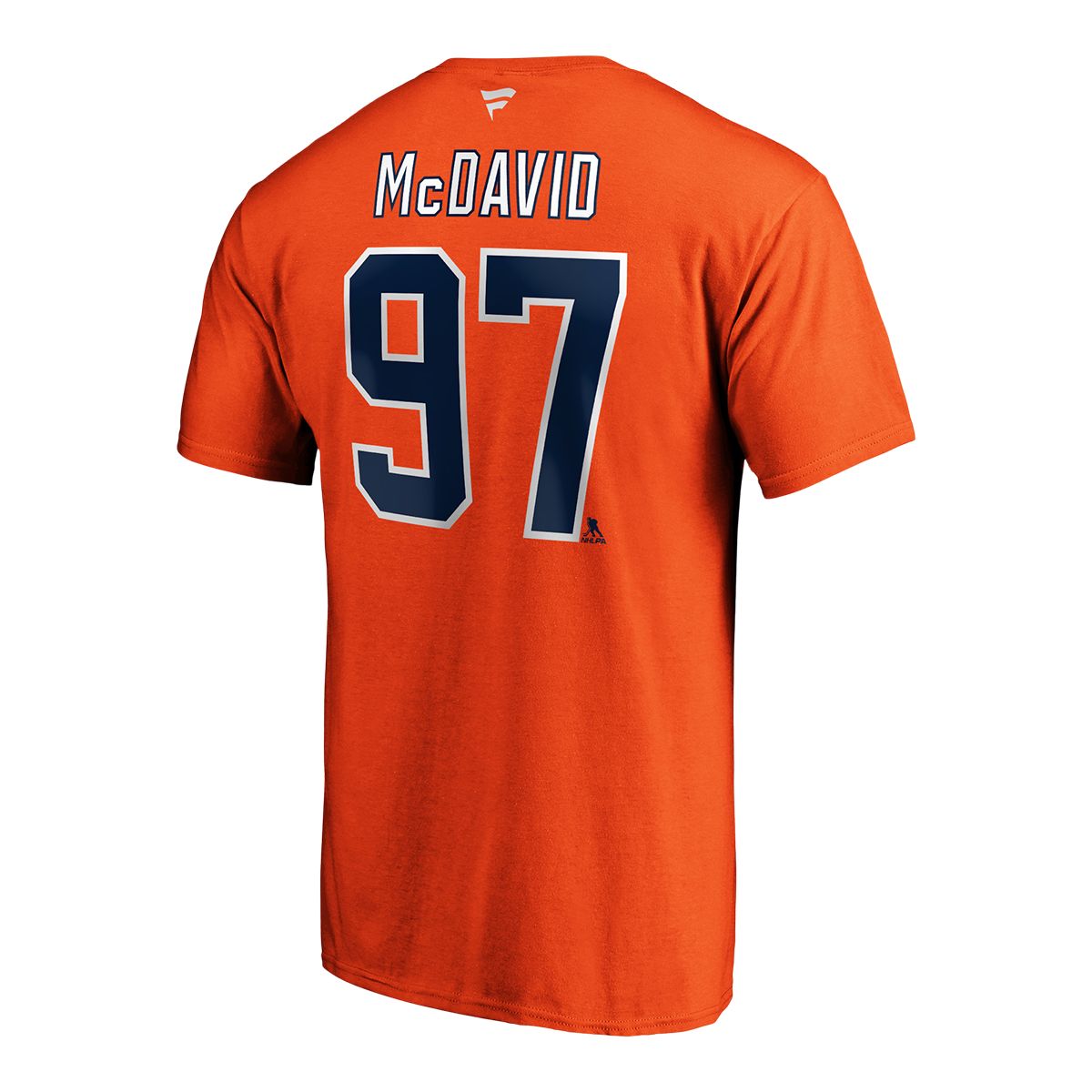 Edmonton Oilers Fanatics Men's Connor McDavid Authentic Stack T Shirt