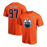 Edmonton Oilers Fanatics Men's Connor McDavid Authentic Stack T Shirt Composite_or_Mixed