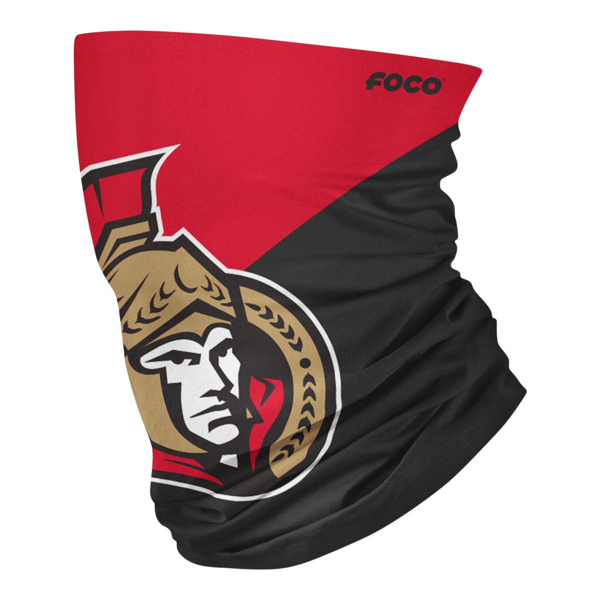 Ottawa Senators Big Logo Double Layer Gaiter Front_Angled_Left