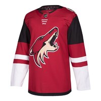 Arizona Coyotes adidas Authentic Jersey Front_Angled_Left