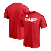 Calgary Flames Fanatics Locker Room Speed T Shirt Composite_or_Mixed
