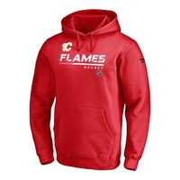 Calgary Flames Fanatics Locker Room Speed Hoodie Front_Angled_Left