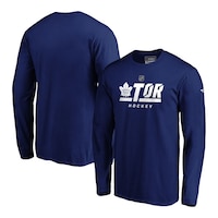 Toronto Maple Leafs Fanatics Locker Room Tricode Long Sleeve T Shirt Composite_or_Mixed