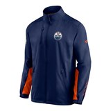 Edmonton Oilers Fanatics Men's Locker Room Rink Jacket Front_Angled_Left