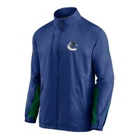 Vancouver Canucks Fanatics Men's Locker Room Rink Jacket Front_Angled_Left