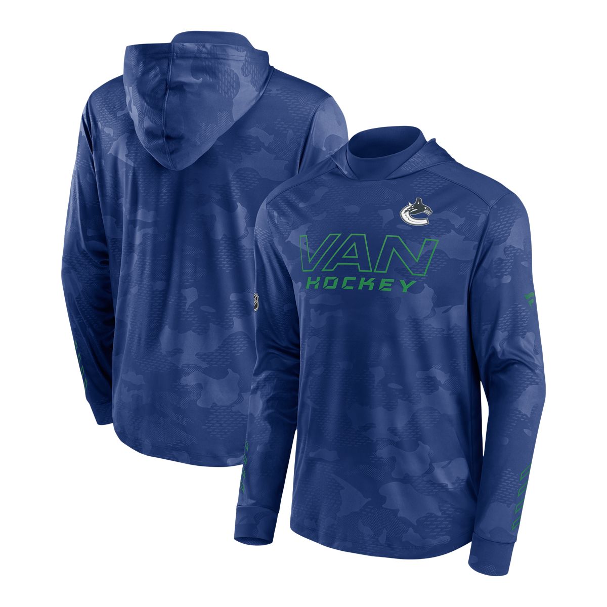 Vancouver Canucks Fanatics Locker Room Camo Light Weight Hoodie | SportChek