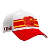 Calgary Flames Fanatics Draft Trucker Hat, NHL, Hockey Front_Angled_Right