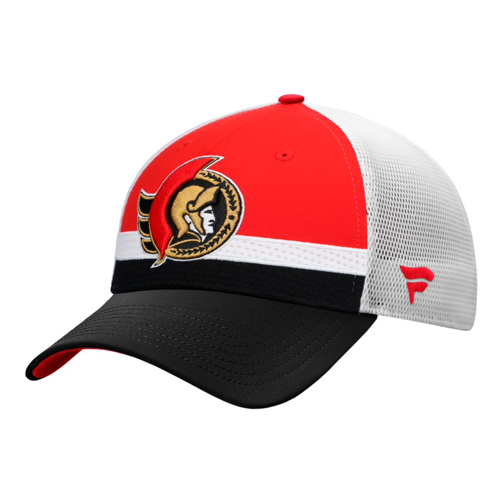 Ottawa Senators Fanatics Draft Home Structured Cap Front_Angled_Left