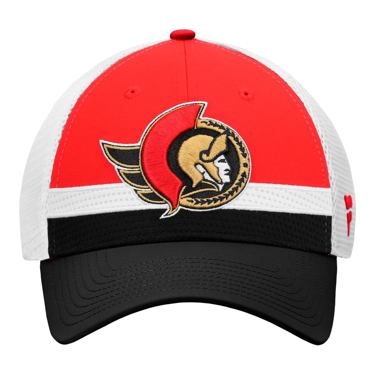 Ottawa Senators Fanatics Draft Home Structured Cap Front_Flat