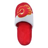 Youth Calgary Flames Forever Collectibles Big Logo Slippers Overhead_Flat