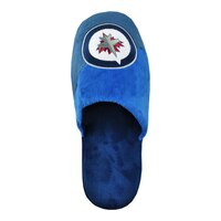 Winnipeg Jets Forever Collectibles Big Logo Slippers Overhead_Flat