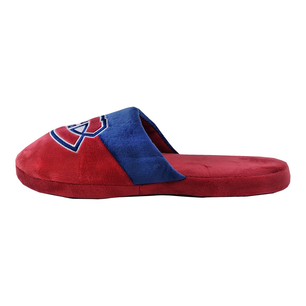 Image of Montreal Canadiens Forever Collectibles Big Logo Slippers