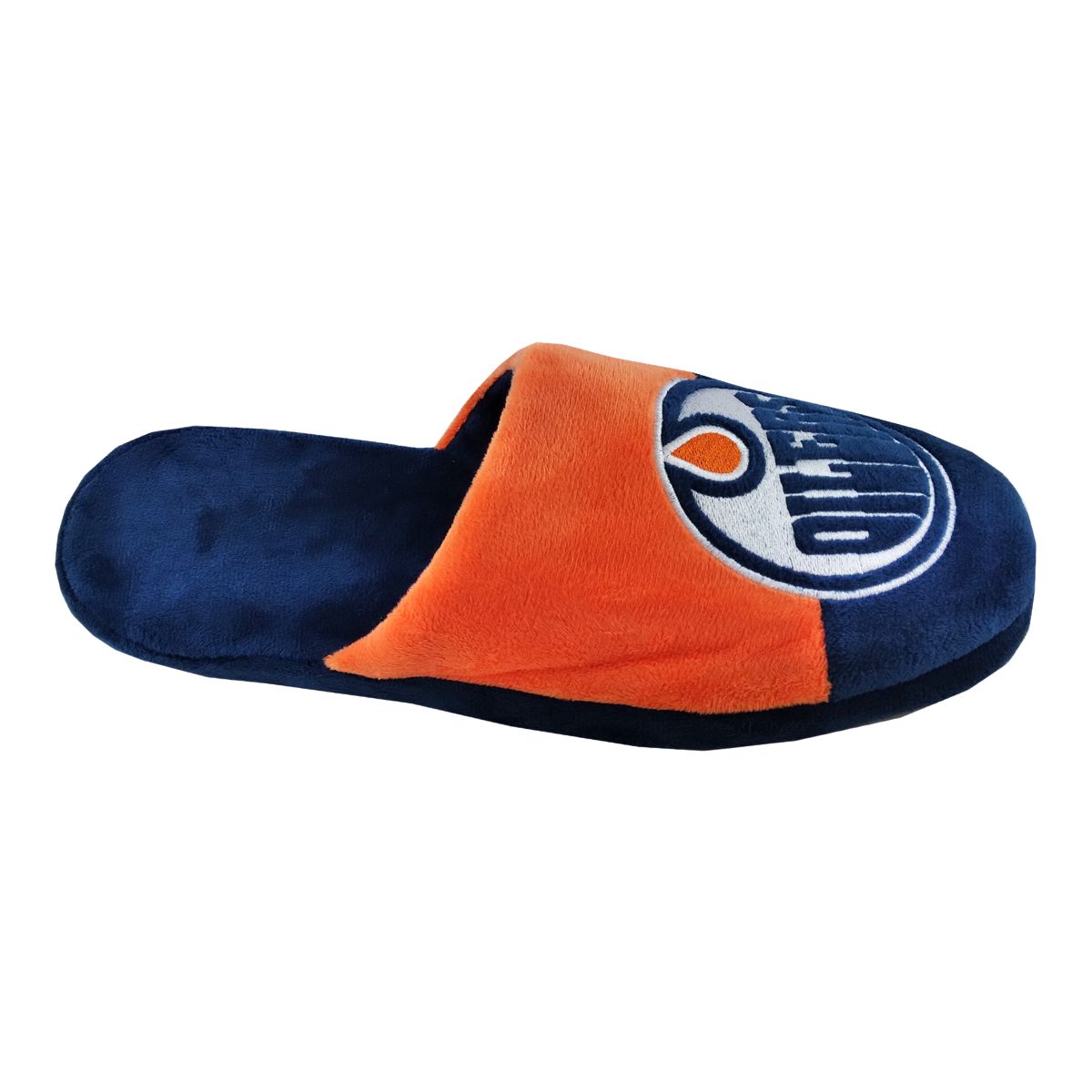 Image of Edmonton Oilers Forever Collectibles Big Logo Slippers