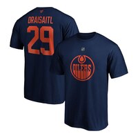 Edmonton Oilers Fanatics Leon Draisaitl Player Third T Shirt Composite_or_Mixed