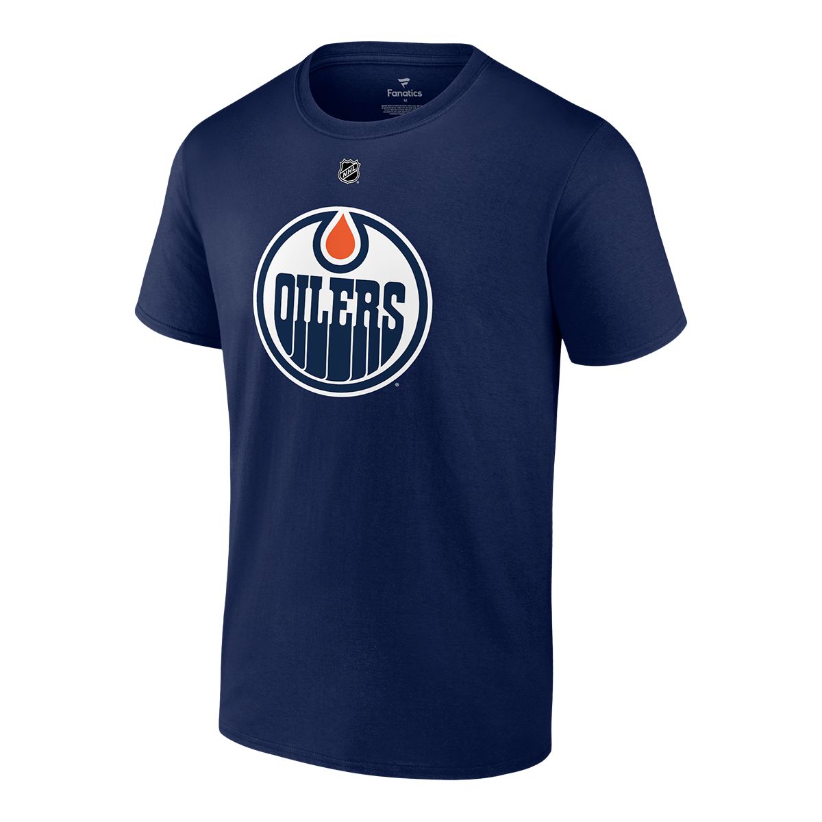 Edmonton Oilers Fanatics Primary Logo T Shirt